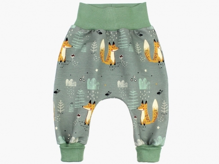 Babypants / Kinderpants Fuchs grün