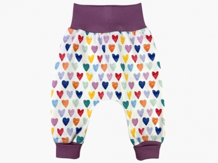 Babypants / Kinderpants bunte Herzen