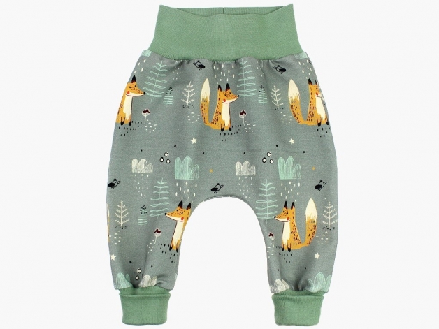 Babypants / Kinderpants Fuchs grün