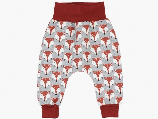 Babypants / Kinderpants Füchse grau-rost